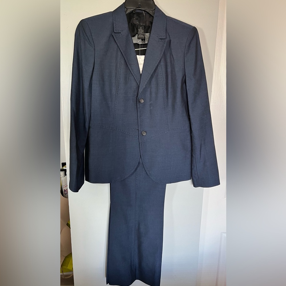 The Limited Blue Blazer Classic Tailored Suit Jacket
